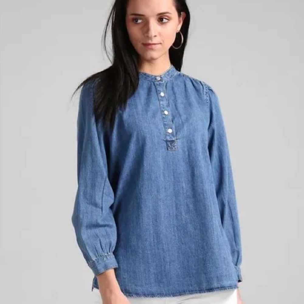 Gap Denim Blouse - image 1
